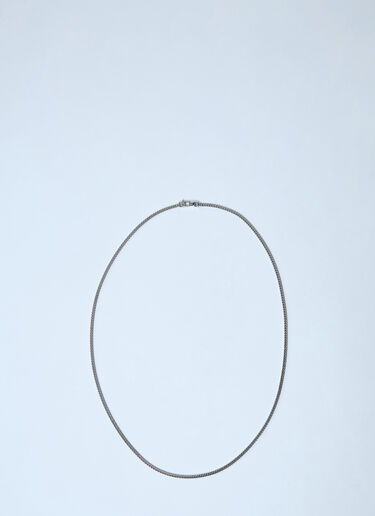 Tom Wood Curb Chain M Silver tmw0359006
