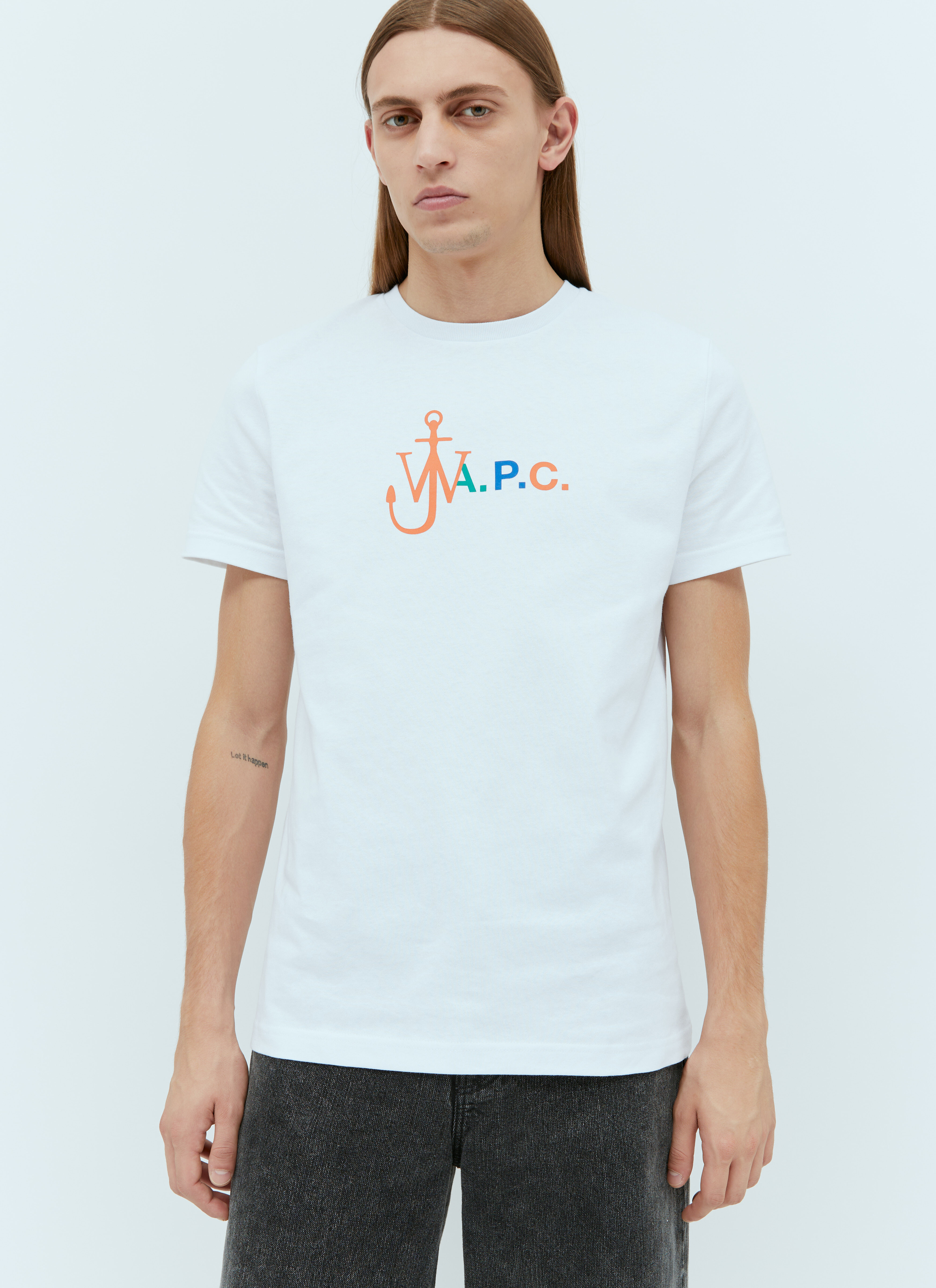 A.P.C. x JWA 앵커 티셔츠 그린 apc0156004