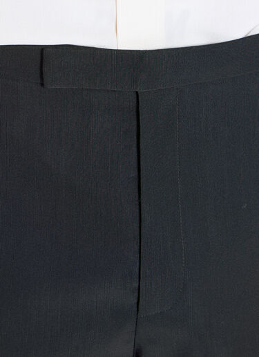 Saint Laurent High-Waisted Faille Pants Black sla0156004