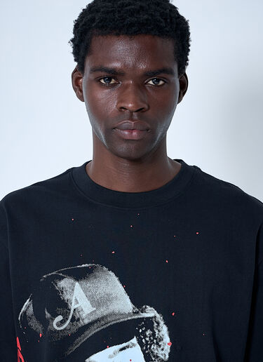 Awake NY ロゴモチーフTシャツ ブラック awk0160013