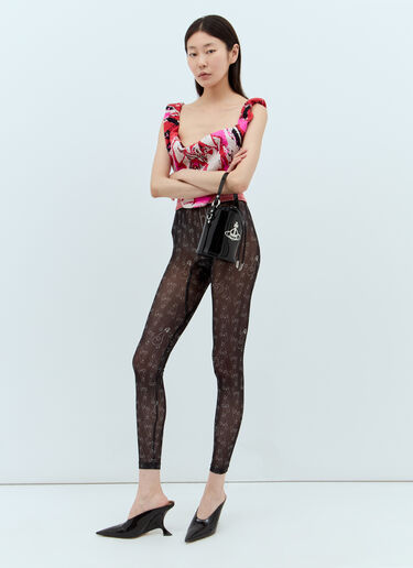 Vivienne Westwood 그래피티 보디스 레드 vvw0257017