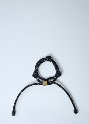 Miu Miu Cord Bracelet Black miu0262058
