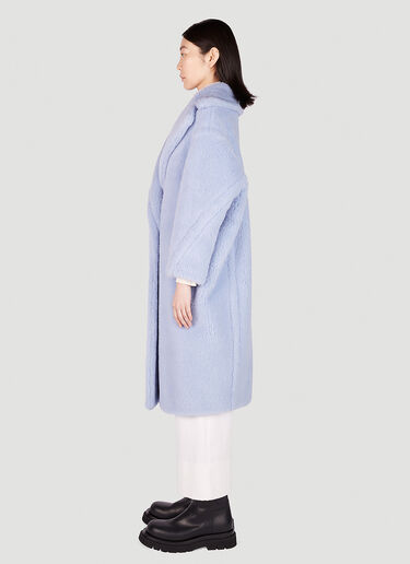 Max Mara Tedgirl Double Breasted Coat Light Blue max0251009