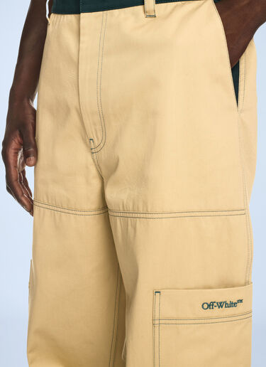 Off-White Stitch Cargo Pants Yellow ofw0160087