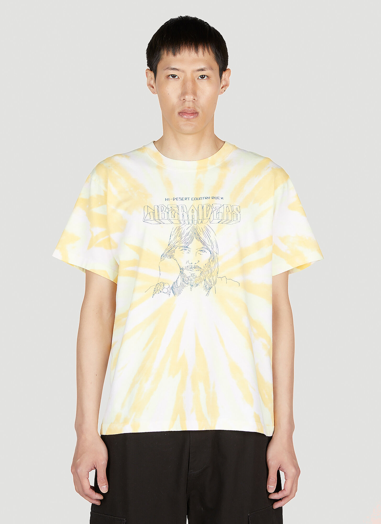 Liberaiders Americana Tie Dye T-shirt Male Yellow