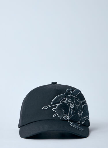 Burberry Logo Motif Baseball Cap Black bur0159049