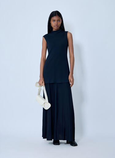 Viscose-Blend Dress Jil Sander Viscose-Blend Dress Navy jil0264008