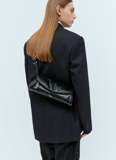 Large Cannolo Padded Crossbody Bag Jil Sander Large Cannolo Padded Crossbody Bag Black jil0154007