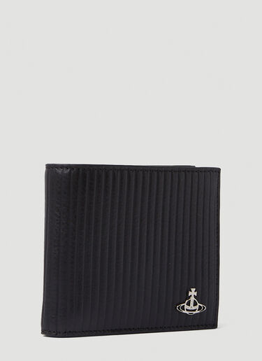 Vivienne Westwood 골지 바이폴드 지갑 블랙 vvw0150027