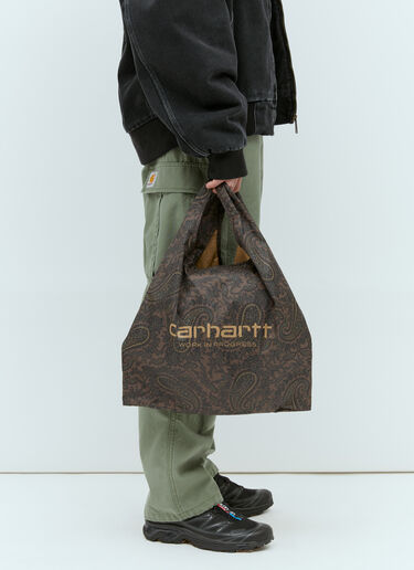 Carhartt WIP Paisley Packable Tote Bag Brown wip0354003