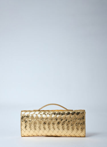 Bottega Veneta Long Andiamo Clutch Gold bov0259072