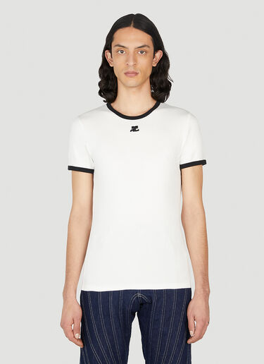 Courrèges Bumpy T 恤 白色 cou0151002