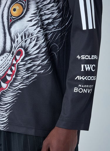 Y-3 MERCEDES Graphic Long Sleeve Jersey Black yyy0364067