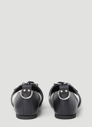Lock Ballerina Pumps JW Anderson Lock Ballerina Pumps Black jwa0253021