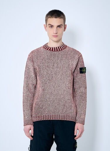 Stone Island Coated Sweater Red sto0160038