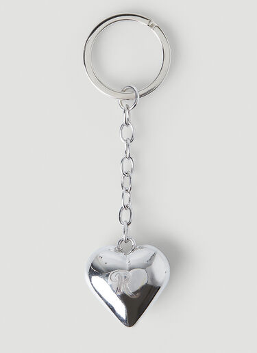 Raf Simons Heart Keyring Silver raf0346015