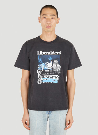 Liberaiders 소-칼 T-셔츠 블랙 lib0151015