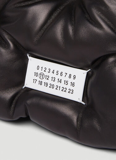 Maison Margiela グラム スラム フラップ ミディアムショルダーバッグ ブラック mla0249006