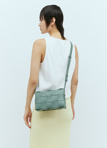 Bottega Veneta カセット ショルダーバッグ グリーン bov0255046