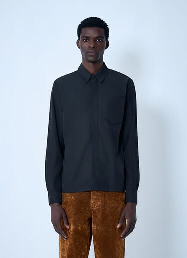 Nylon Shirt Dries Van Noten Nylon Shirt Black dvn0162008