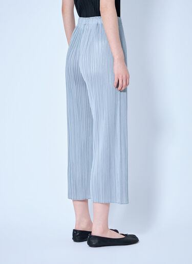 Pleats Please Issey Miyake Pleated Wide-Leg Trousers Grey plp0264010