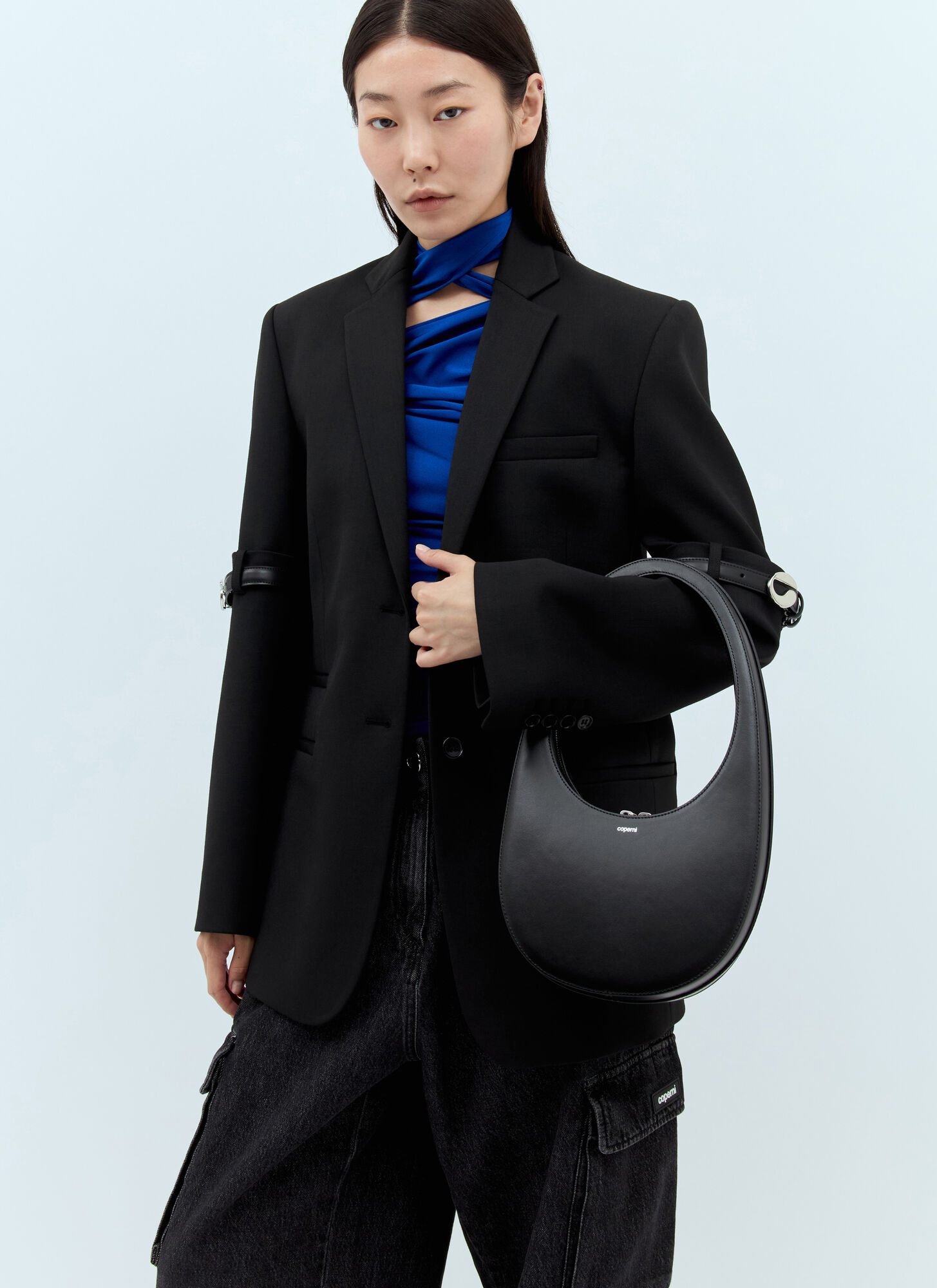 Coperni Swipe Handbag In Black