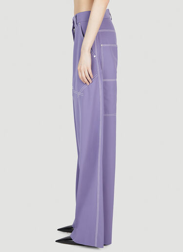 Stella McCartney Wide Leg Pants Purple stm0253003
