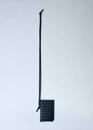 Bottega Veneta Intrecciato Piccolo Badge Holder Black bov0164004