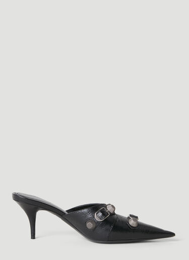 Balenciaga Cagole 中跟穆勒鞋 黑色 bal0251056
