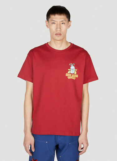 Sky High Farm Workwear Printed T-Shirt Red skh0352014