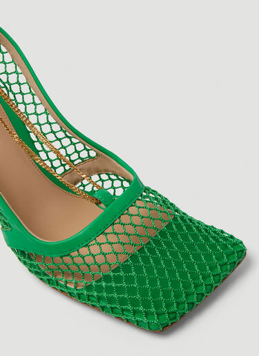 Bottega Veneta Stretch Pump Heeled Sandals Green bov0249065