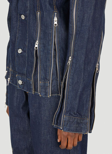 Levi's x No Sesso x Levi's 지퍼 트러커 데님 재킷 블루 lvn0349001