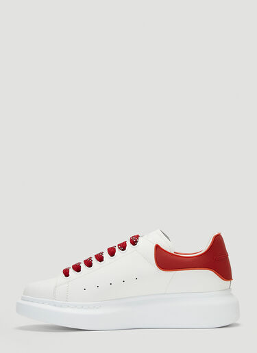 Larry Leather Sneakers Alexander McQueen Larry Leather Sneakers White amq0243054