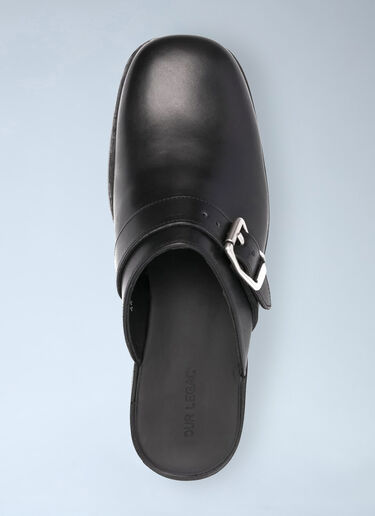 Our Legacy Camion Mules Black our0348029