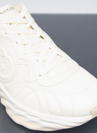 Ripple Leather Sneakers Gucci Ripple Leather Sneakers White guc0155095