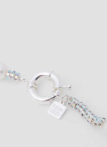 Pearl Octopuss.y 크리스털 장식 펄 네크리스 블랙 prl0353005