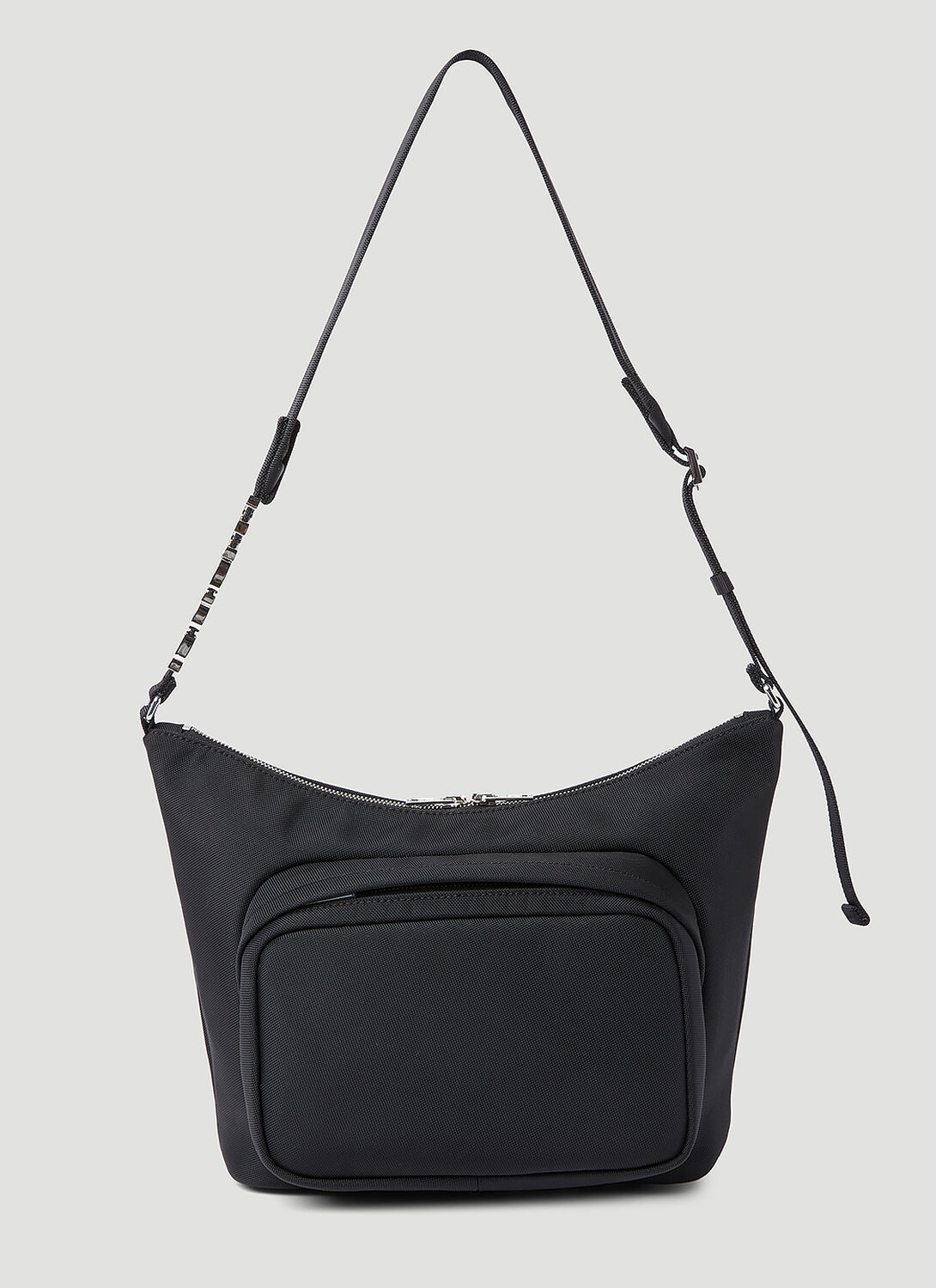 Alexander Wang Heiress Sport Large Messenger Bag In Black