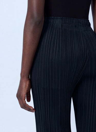 LN-CC® - Pleats Please Issey Miyake: July Pleated Pants - Black Pleats Please Issey Miyake July Pleated Pants Black plp0266001