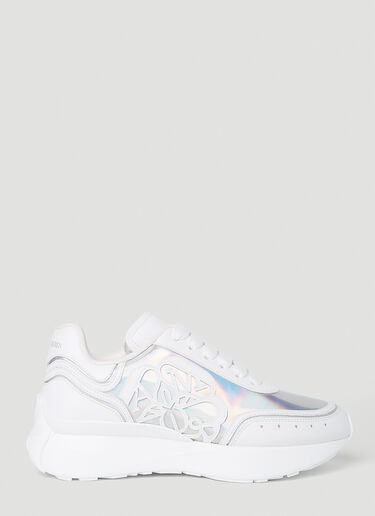 Alexander McQueen Sprint Runner Sneakers Silver amq0252017
