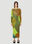 Paula Canovas del Vas Reversible Mesh Dress Green pcd0248006