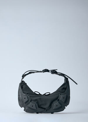 Innerraum スモールオブジェクト M02 ハーフムーン ショルダーバッグ  グレー inn0160003