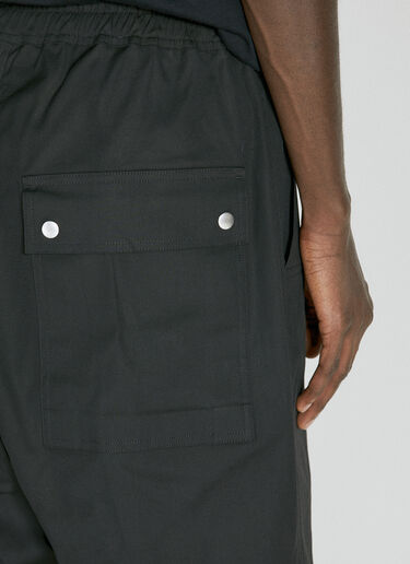 Rick Owens Bela Pod Drawstring Shorts Black ric0155010