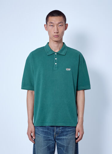 Visvim Mondo Weller S/S DMGD Polo Shirt Green vis0166010