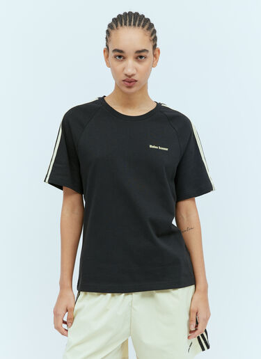 ロゴアップリケTシャツ adidas by Wales Bonner ロゴアップリケTシャツ ブラック awb0354007