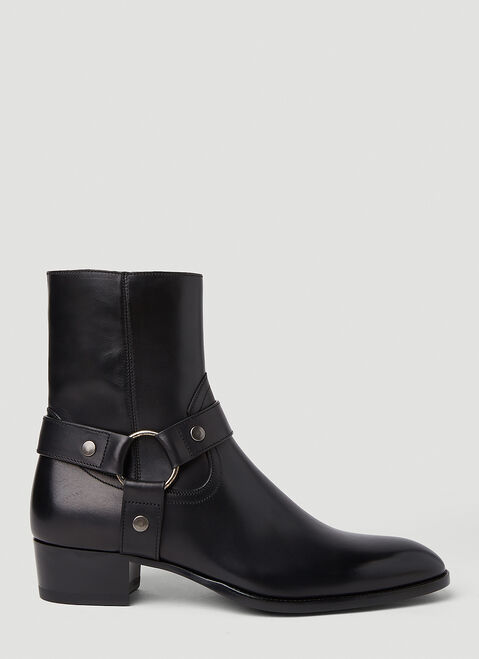 Bottega Veneta Wyatt Ankle Boots Black bov0151043
