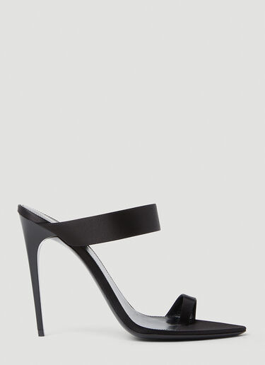 Saint Laurent Martha High Heel Mules Black sla0252041