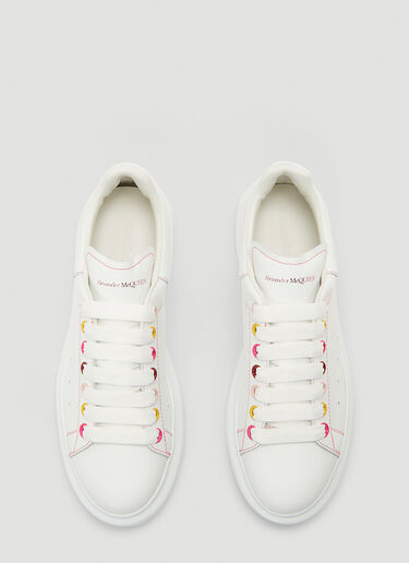 Alexander McQueen Larry Leather Sneakers White amq0243057