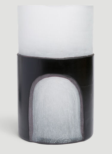 Tom Dixon Medium Carved Vase Black wps0638498