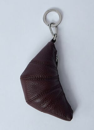 Lemaire Mini Croissant Keyring Brown lem0360003