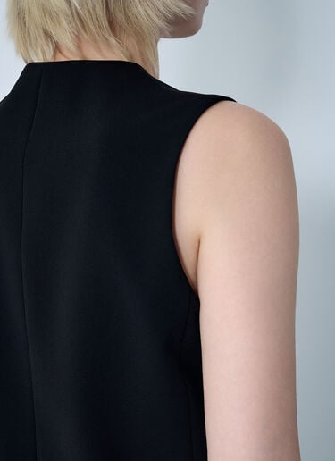Max Mara Denver Waistcoat Black max0261017
